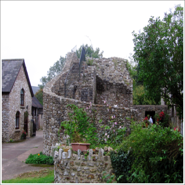 Hemyock Castle - Sir Peter Uvedale, son of John Uvedale, owned Hemyock Castle in the 1320's and 1330's